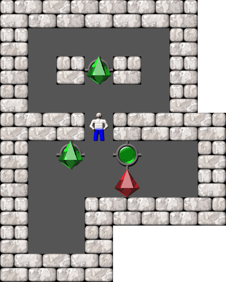 Sokoban The Warehouse I - Vertical Mobility level 34